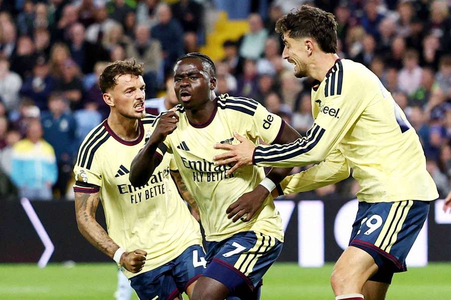 Saka erzielte das goldene Tor für den FC Arsenal Saka erzielte das goldene Tor für den FC Arsenal
