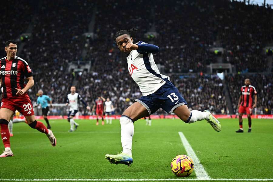 Tottenham Hotspur's Destiny Udogie in action