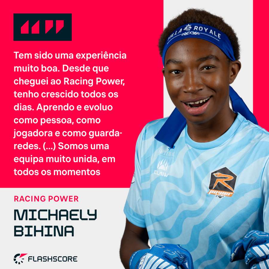 Michaely muito satisfeita com percurso no Racing Michaely muito satisfeita com percurso no Racing