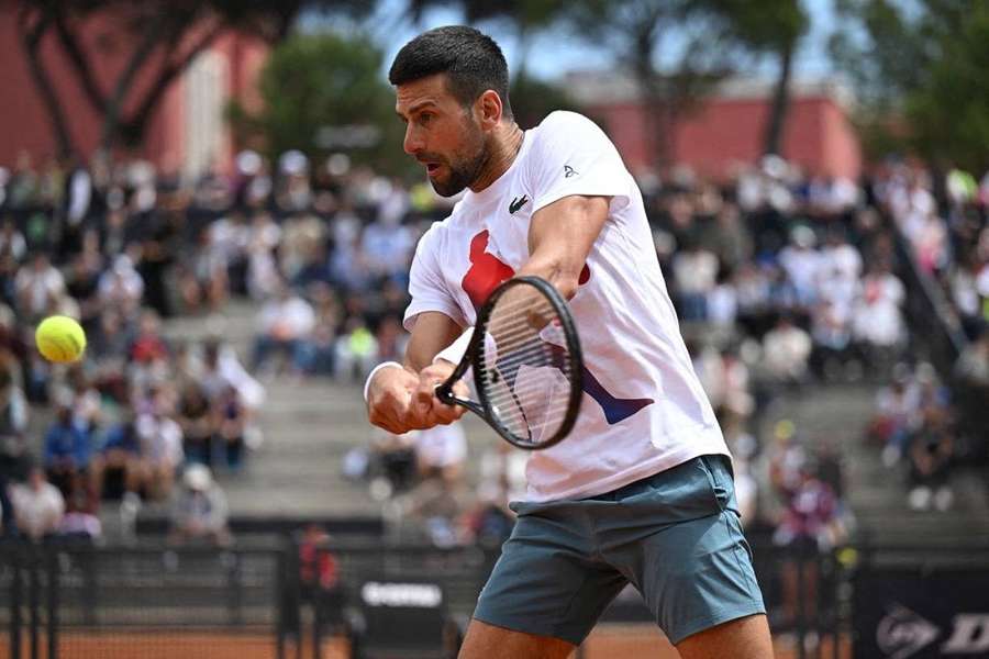 Djokovic espera "recuperar el ritmo y la intensidad de la competición" en Roma.