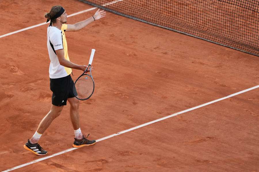 Zverev queixou-se várias vezes ao árbitro durante a final