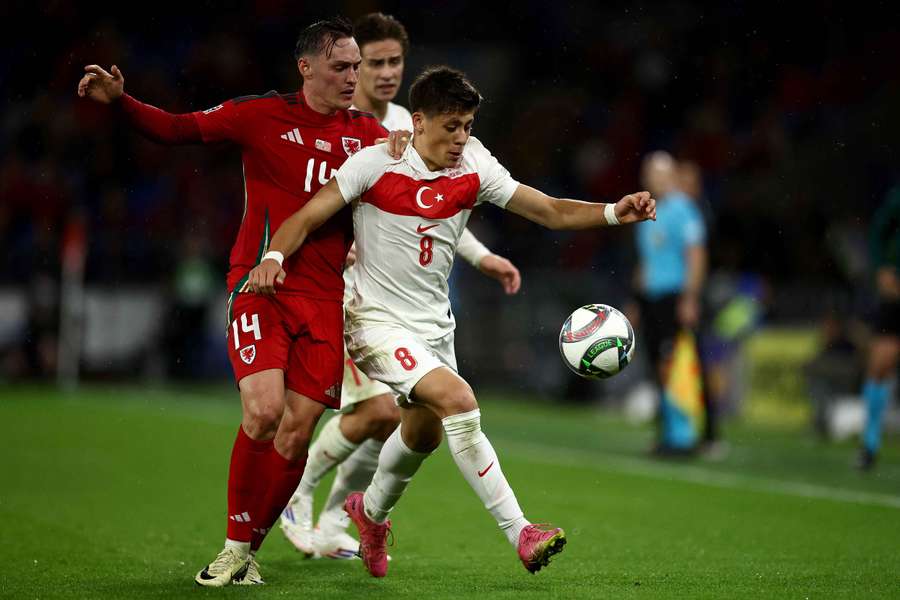 Arda Güler, durante el Gales-Turquía