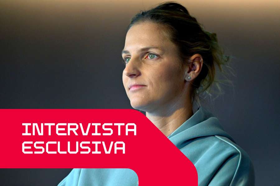Karolina Pliskova prima di volare in Australia Karolina Pliskova prima di volare in Australia