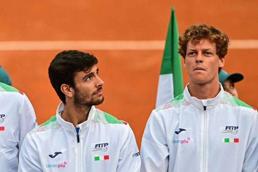 Lorenzo Musetti e Jannik Sinner 