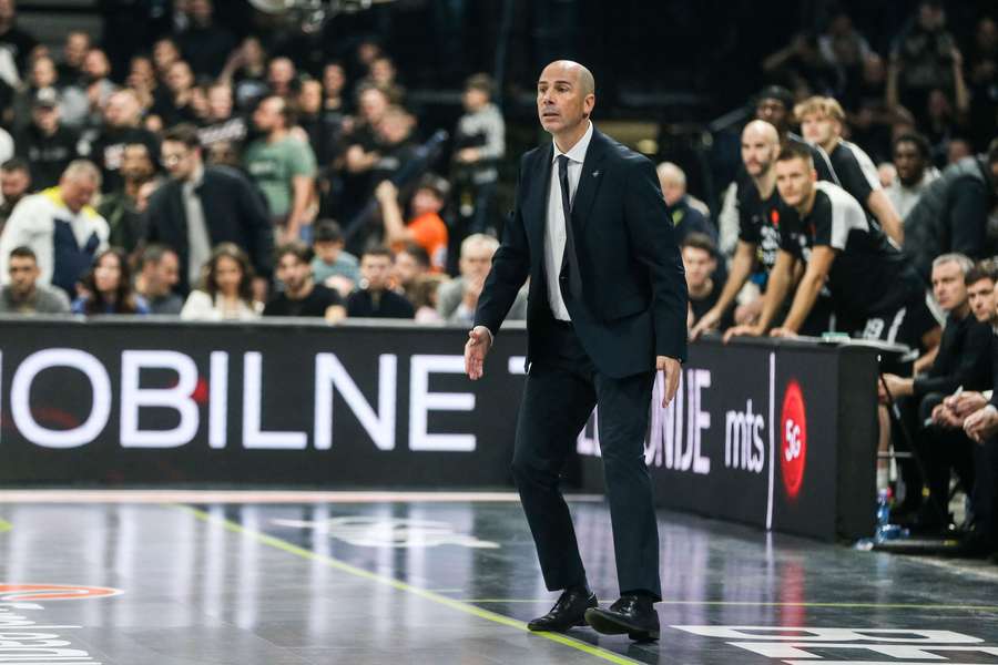 Peñarroya, durante el partido ante el Maccabi