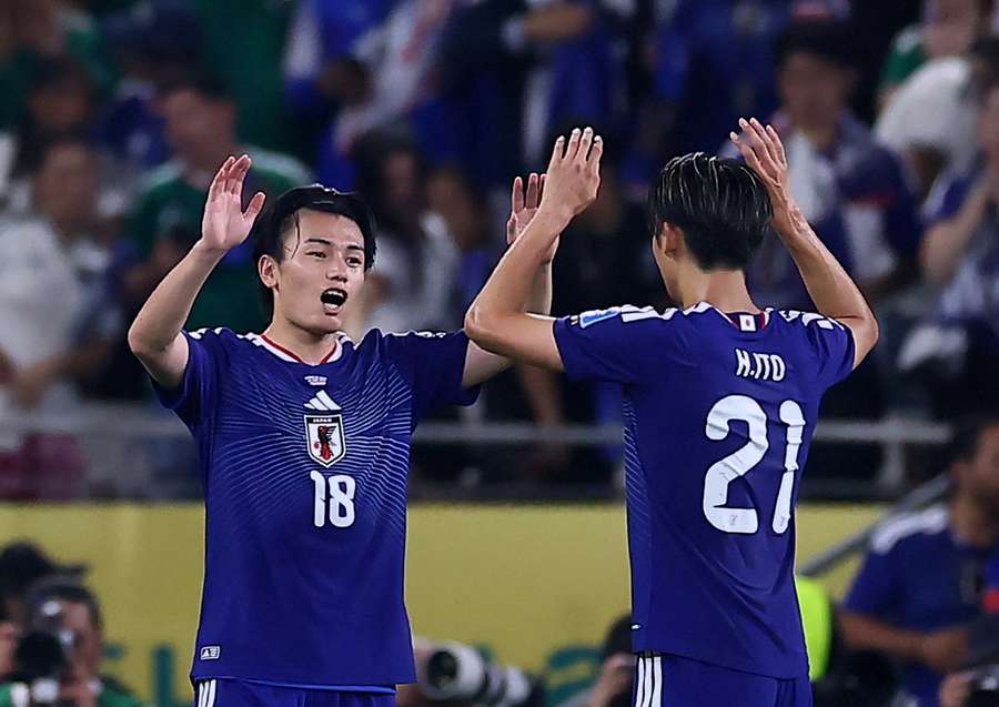 Japonská gólová radosť. Japonská gólová radosť.