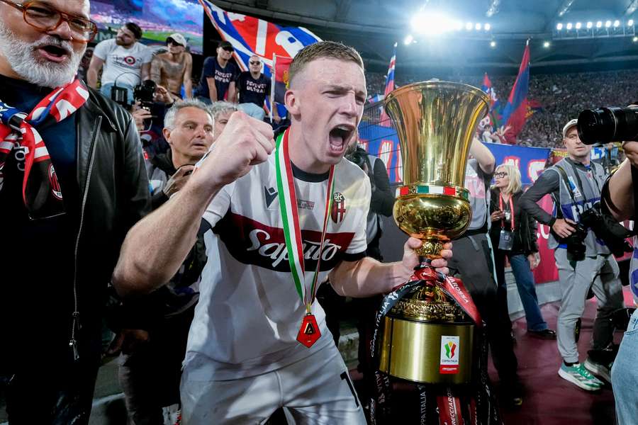 Lewis Ferguson put in an all-action performance in the Italian Cup final