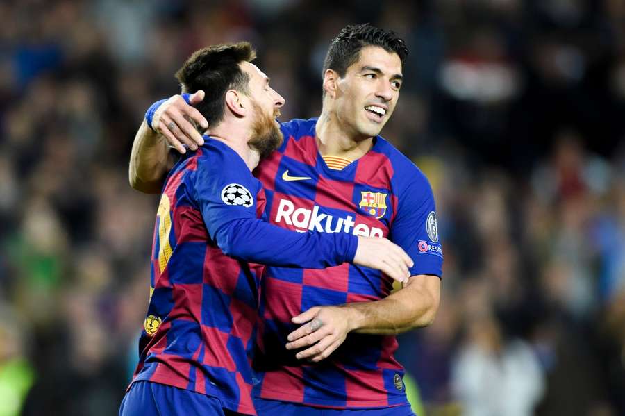 Messi a Suárez během společných časů v Barceloně.