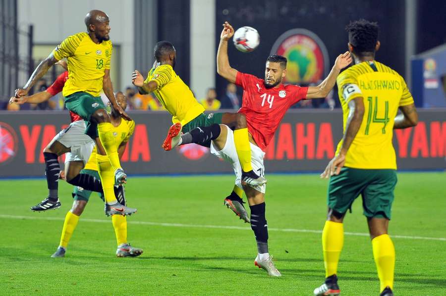South Africa stunned hosts Egypt with a 1-0 win in the Round of 16 in 2019.