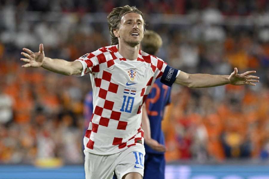 Luka Modric scored Croatia's fourth in extra-time 