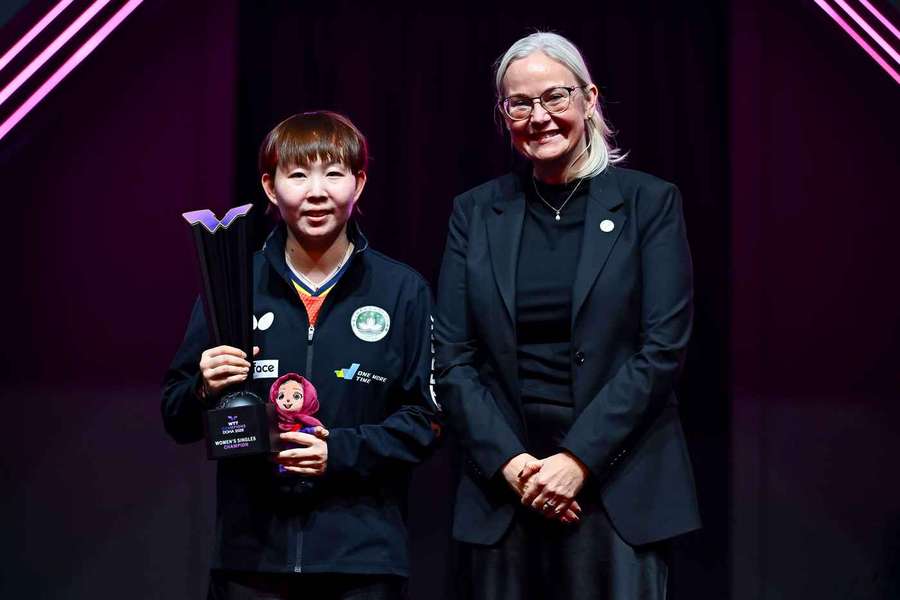 Petra Sorling, presidente da Federação Internacional de Ténis de Mesa Petra Sorling, presidente da Federação Internacional de Ténis de Mesa