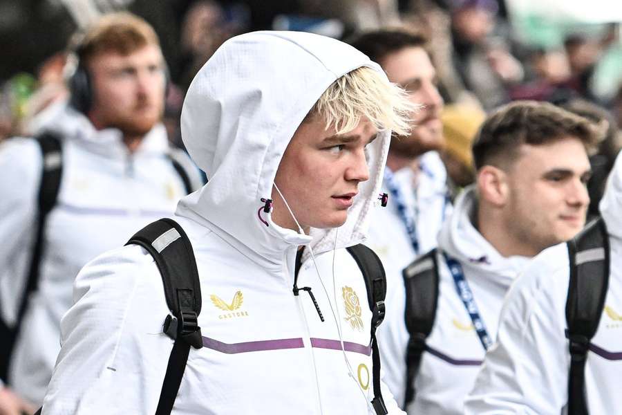 Pollock arrives with the England team Pollock arrives with the England team