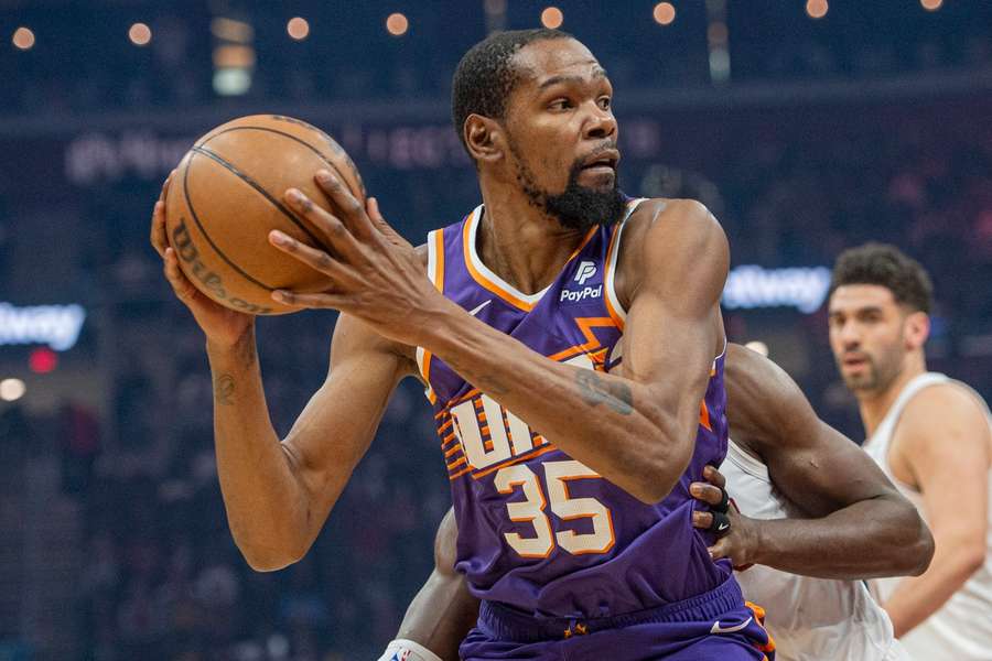 Durant, een van de grootste sterren in de NBA