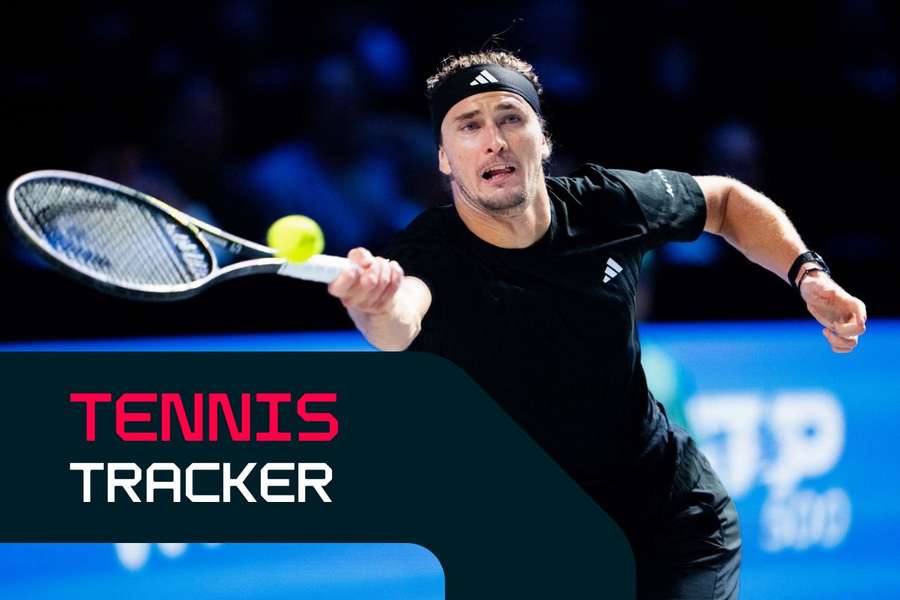 Alexander Zverev was in action in Vienna on Tuesday