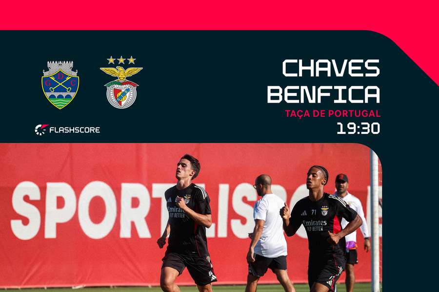 Benfica visita Chaves