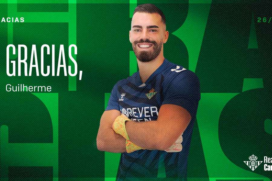 Guilherme Fernandes desvincula-se do Betis Guilherme Fernandes desvincula-se do Betis