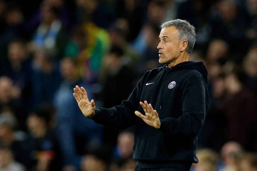 Luis Enrique lors du PSG-Barça de cette semaine.