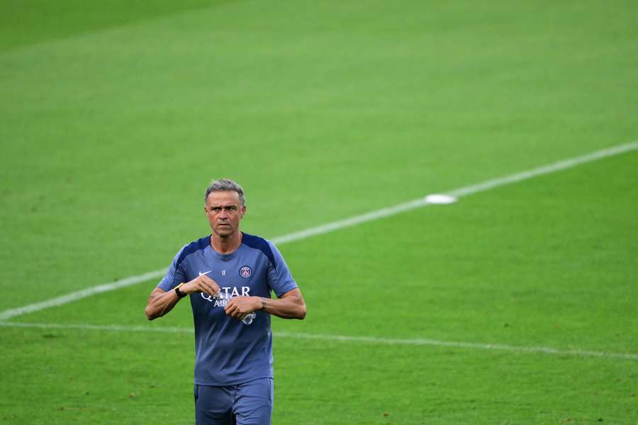 Luis Enrique, entrenador del PSG