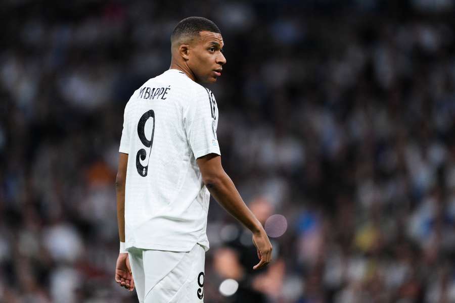 Mbappé na Liga dos Campeões.