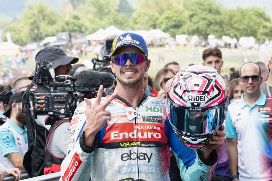 Di Giannantonio après son podium au Mugello le mois dernier.