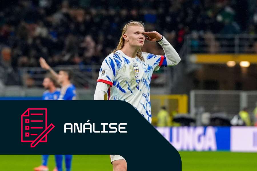 Haaland em destaque na seleção da Noruega Haaland em destaque na seleção da Noruega