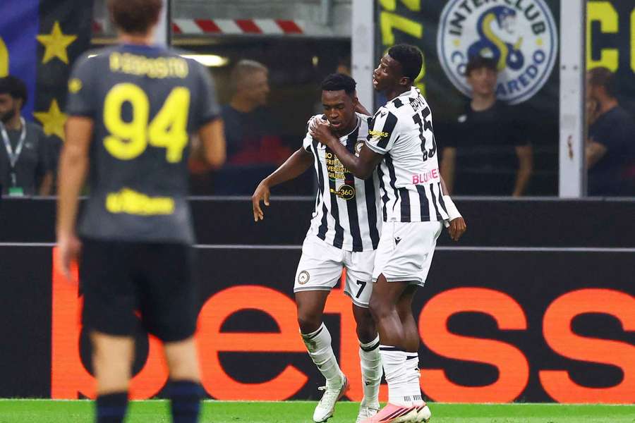 Gueye e Bayo a San Siro Gueye e Bayo a San Siro