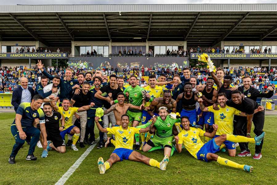 Arouca festejou acesso às provas europeias