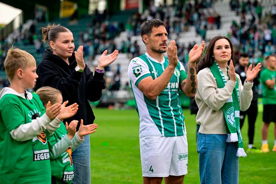 Josef Jindřišek z Bohemians se při rozlučce s kariérou stal nejstarším střelcem fotbalové ligy
