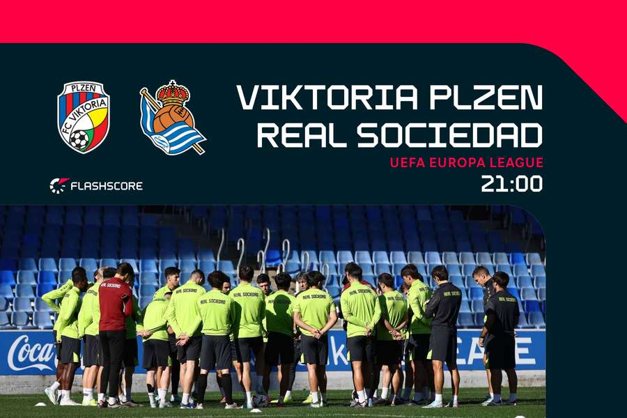 La Real Sociedad, en su último entrenamiento antes de viajar a la República Checa