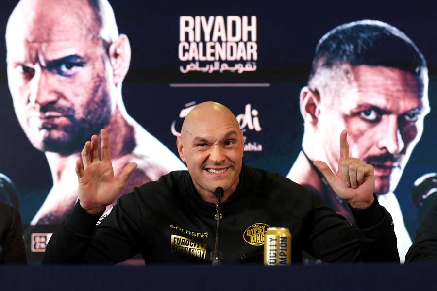 Tyson Fury wird nächsten Monat in Saudi-Arabien gegen Oleksandr Usyk antreten.