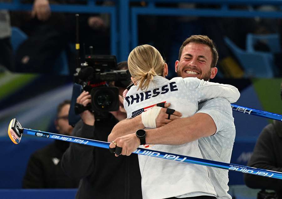 La gioia di Korey Dropkin e Cory Thiesse