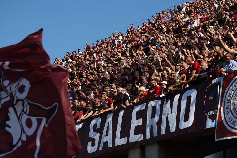 La curva della Salernitana