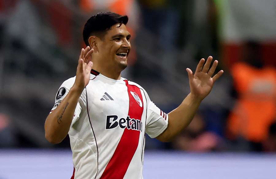 Maximiliano Salas fez o primeiro gol da partida no Allianz Parque