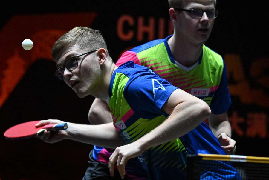 Les frères Lebrun au China Smash en septembre 2025.