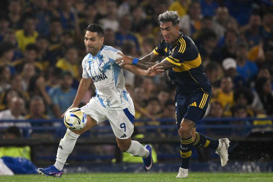 Falcao, en La Bombonera