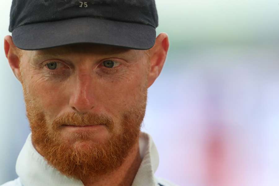 England captain Ben Stokes reacts after losing the first Ashes cricket Test match to Australia