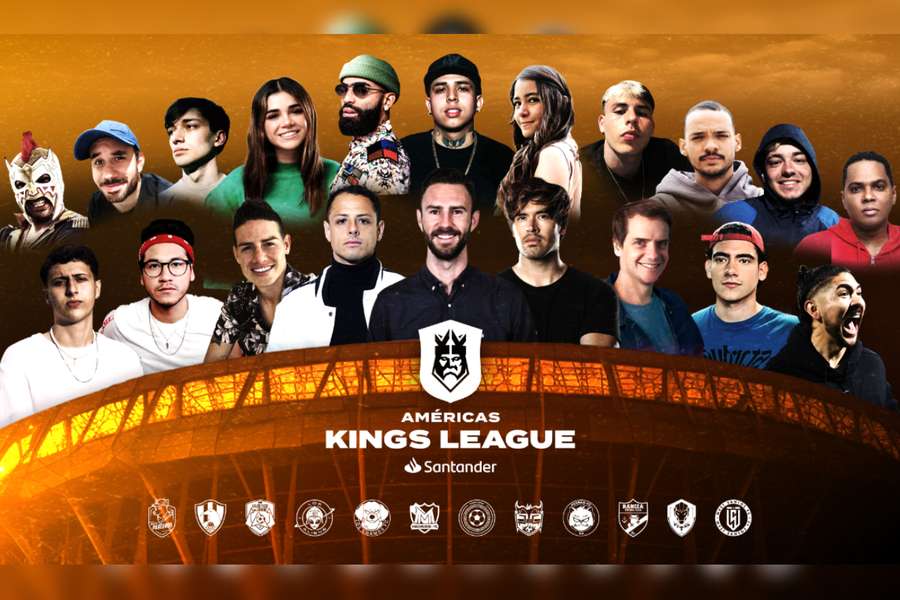 A Américas Kings League apresentou os presidentes e as equipas