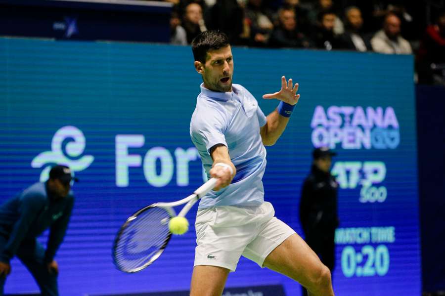 Djokovic was unable to play at the tournament last year due to his VISA status