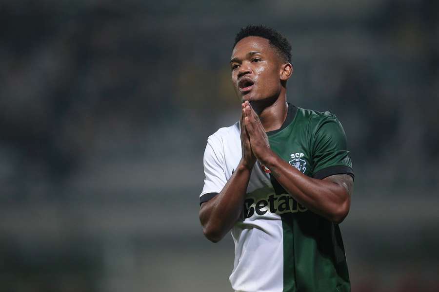 Geny Catamo, jogador do Sporting e de Moçambique