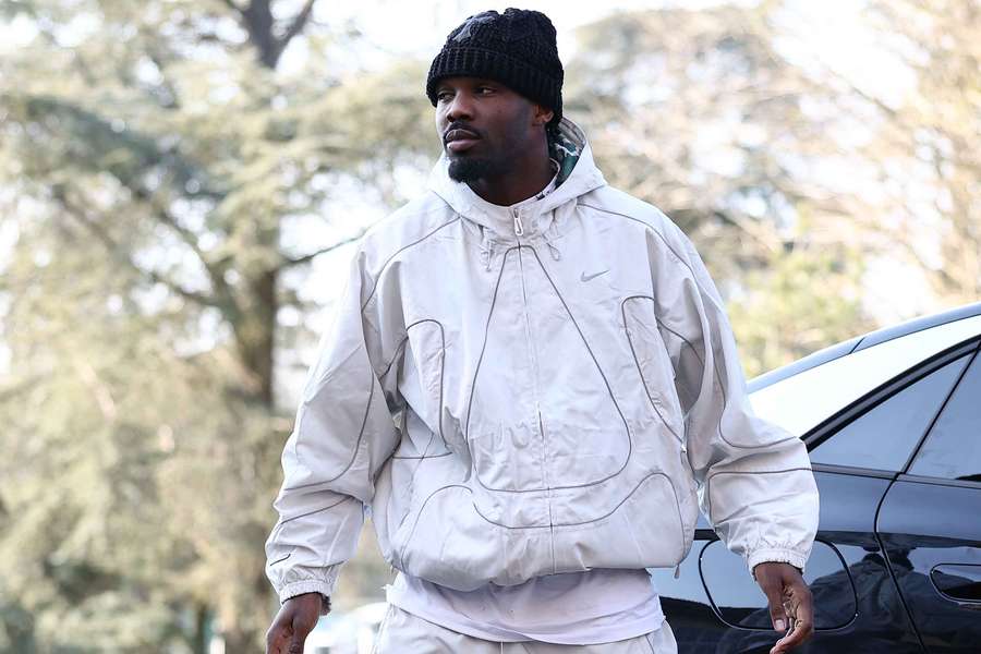 Marcus Thuram bei der Ankunft bei der Nationalmannschaft.