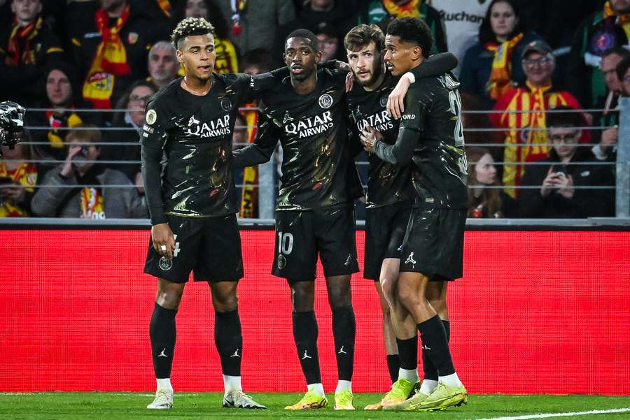 PSG durfte auch in Lens jubeln. PSG durfte auch in Lens jubeln.