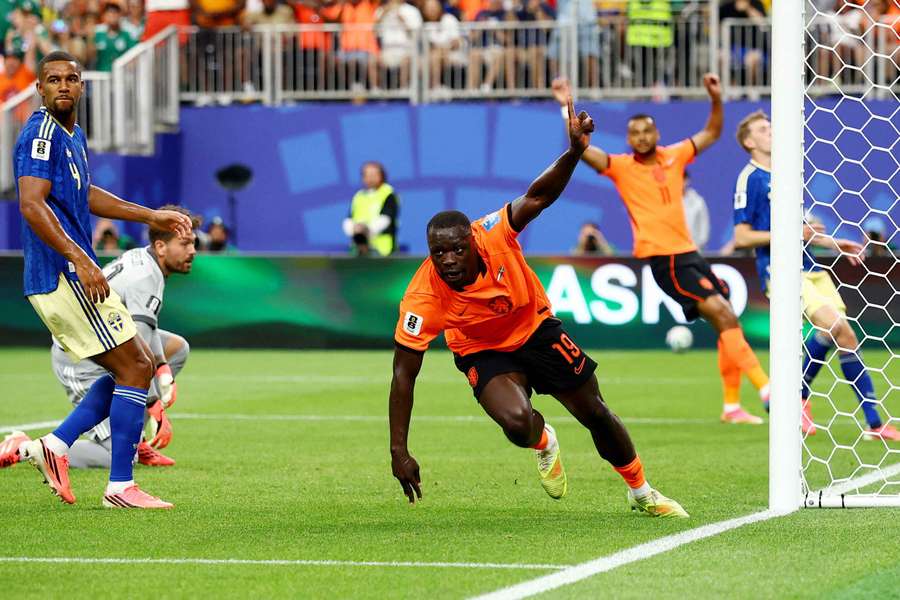 Brobbey scores for the Netherlands