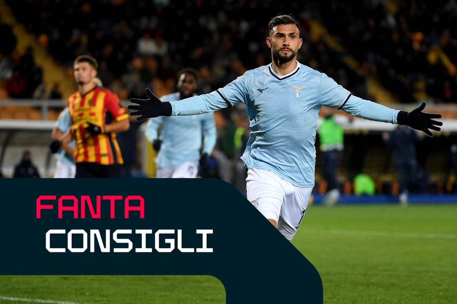 Taty Castellanos esulta per il gol segnato al Lecce