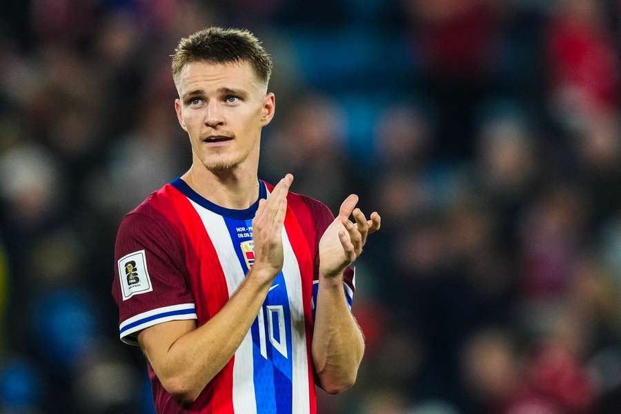 Odegaard integra comitiva da Noruega