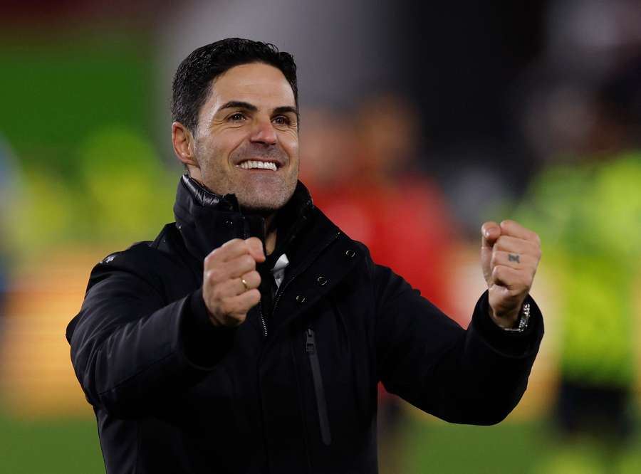 Arteta was pleased with his keeper