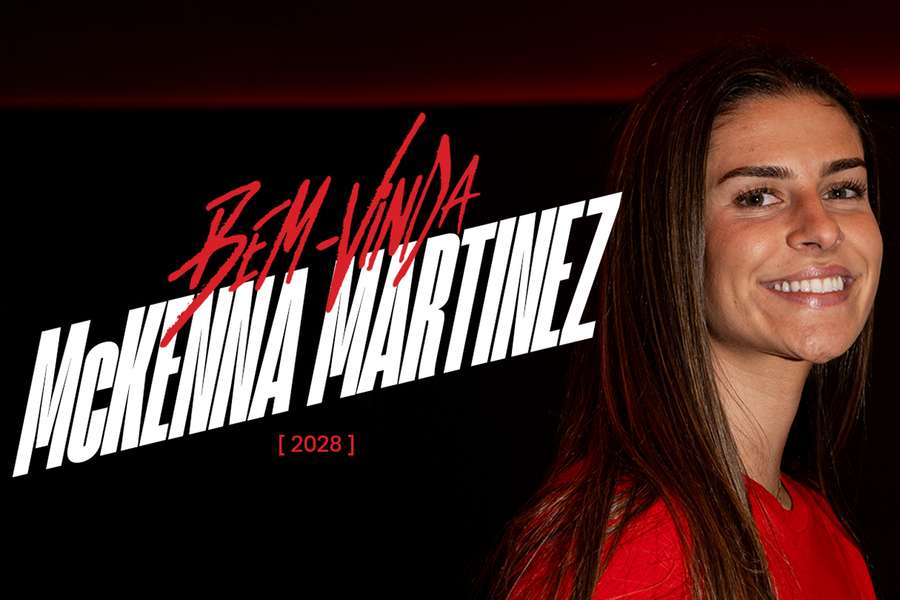 McKenna Martinez oficializada pelo SC Braga McKenna Martinez oficializada pelo SC Braga