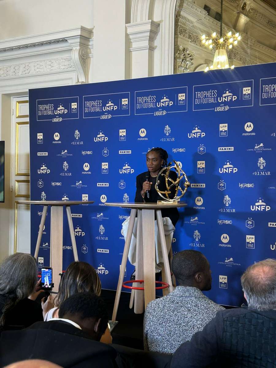 Melchie Dumornay en conférence de presse Melchie Dumornay en conférence de presse