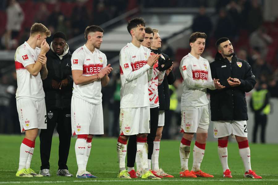 Die Enttäuschung war den Stuttgartern nach dem 1:1 gegen Union anzumerken.