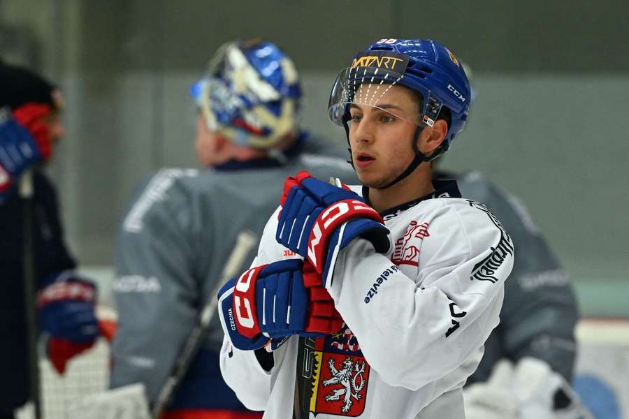 Tomáš Cibulka na přípravném kempu reprezentace.