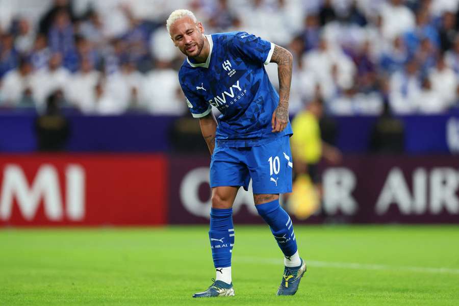 Neymar made just seven appearances for Al Hilal